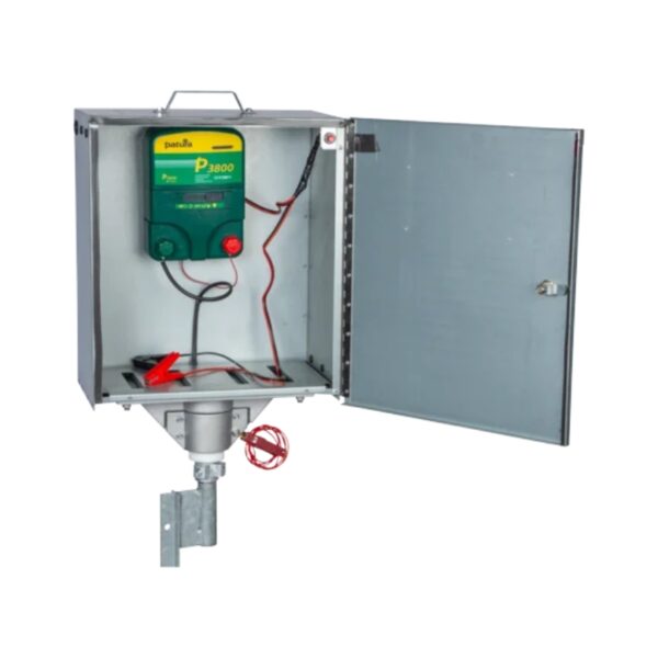 Électrificateur P3800 avec Boîtier Antivol et Piquet de Terre