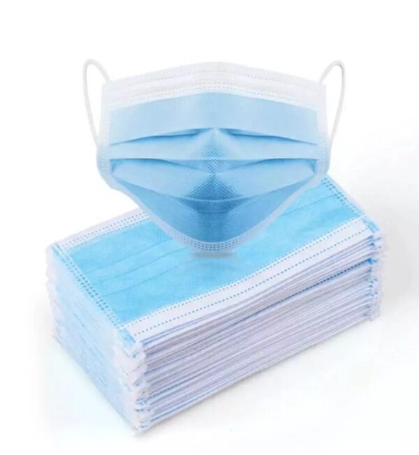 Masque de Protection COVID 19 chirurgical jetable ( lot de 50 masques )