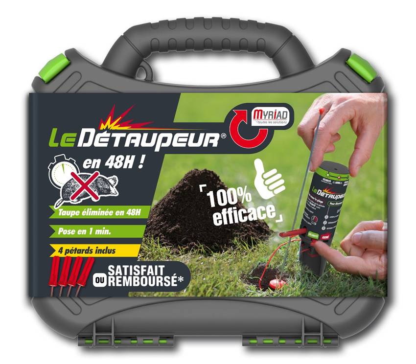 Recharges X8 Pour Détaupeur - Lot De 2 (16 Pétards) Puissant Contre Taupes Et Rats Taupiers