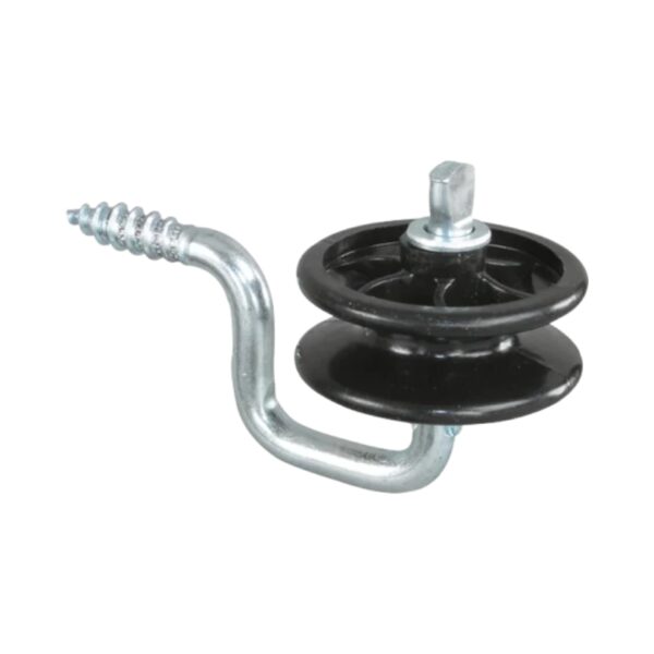Isolateur Poulie d'Angle avec Tige Métrique M8 - Lot de 6