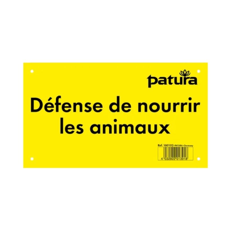 panneau-avertisseur-defense-de-nourir-les-animaux