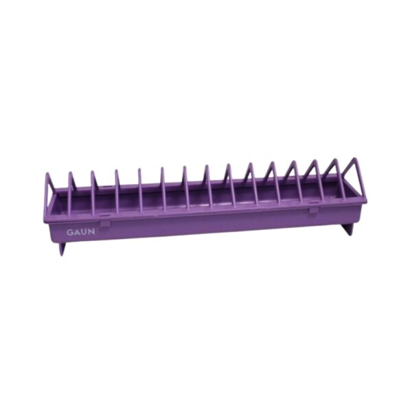 Mangeoire plastique avec grille pour poules et poussins