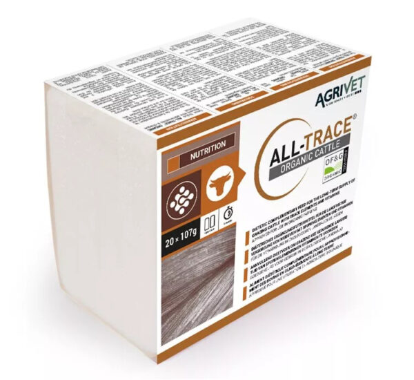 Bolus organic vache bio AGRIVET 107g