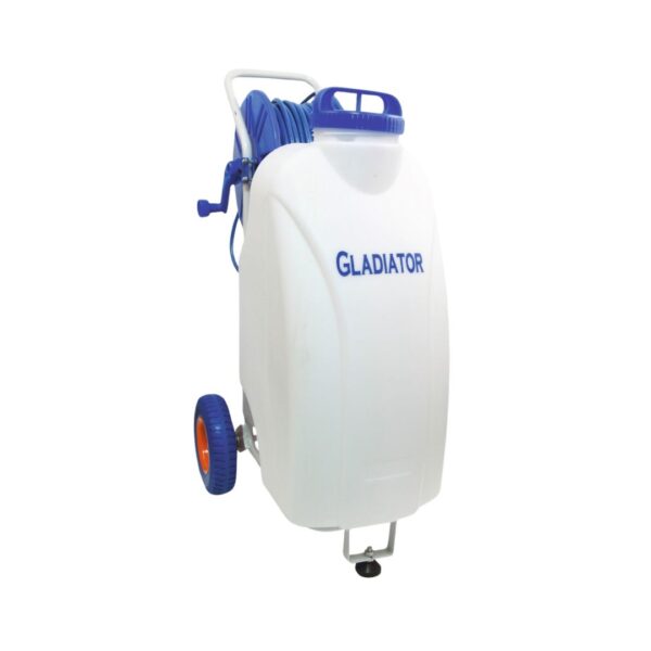 Pulvérisateur sur batterie avec Enrouleur + Tuyau : réserve 45L