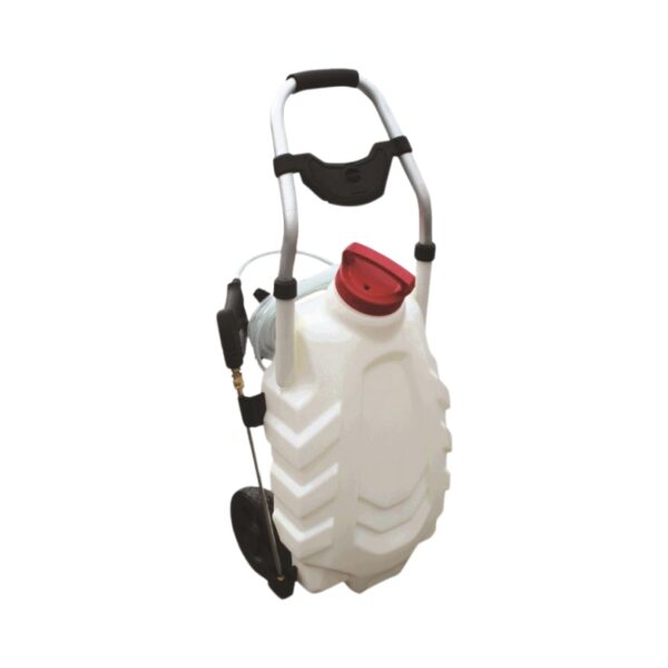 Pulvérisateur Chariot sur Batterie   30L - multifonctions avec 6 m de tuyau
