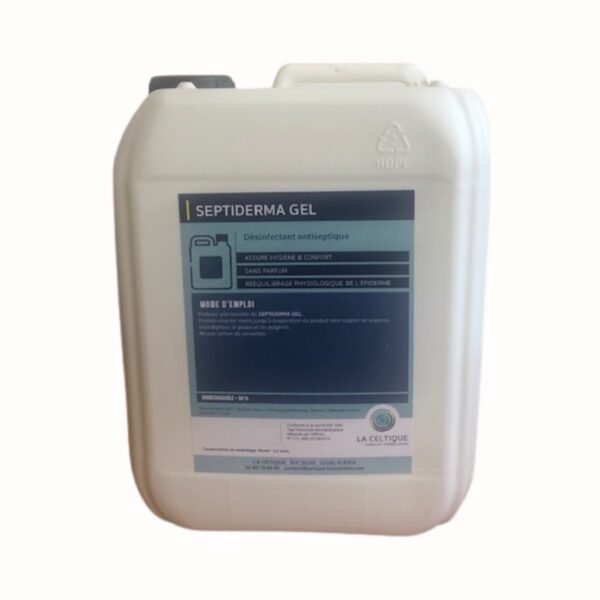 Septiderma - Gel Hydroalcoolique en 5L + Pompe