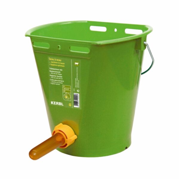 Seau à veau 8 Litres avec Soupape Hygiénique