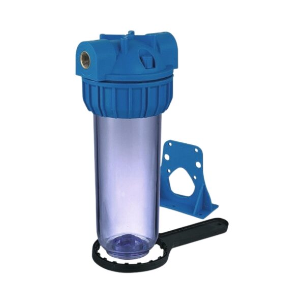 Porte filtre à eau 10 pouces 3/4 bol transparent