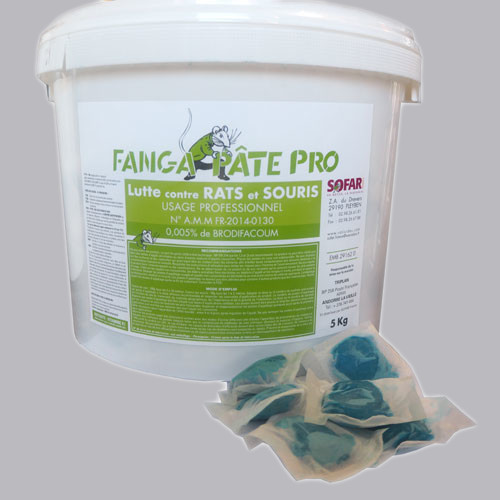 FANGA PATE PRO (Propasta) brodifacoum 50 ppm